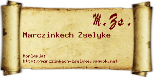 Marczinkech Zselyke névjegykártya